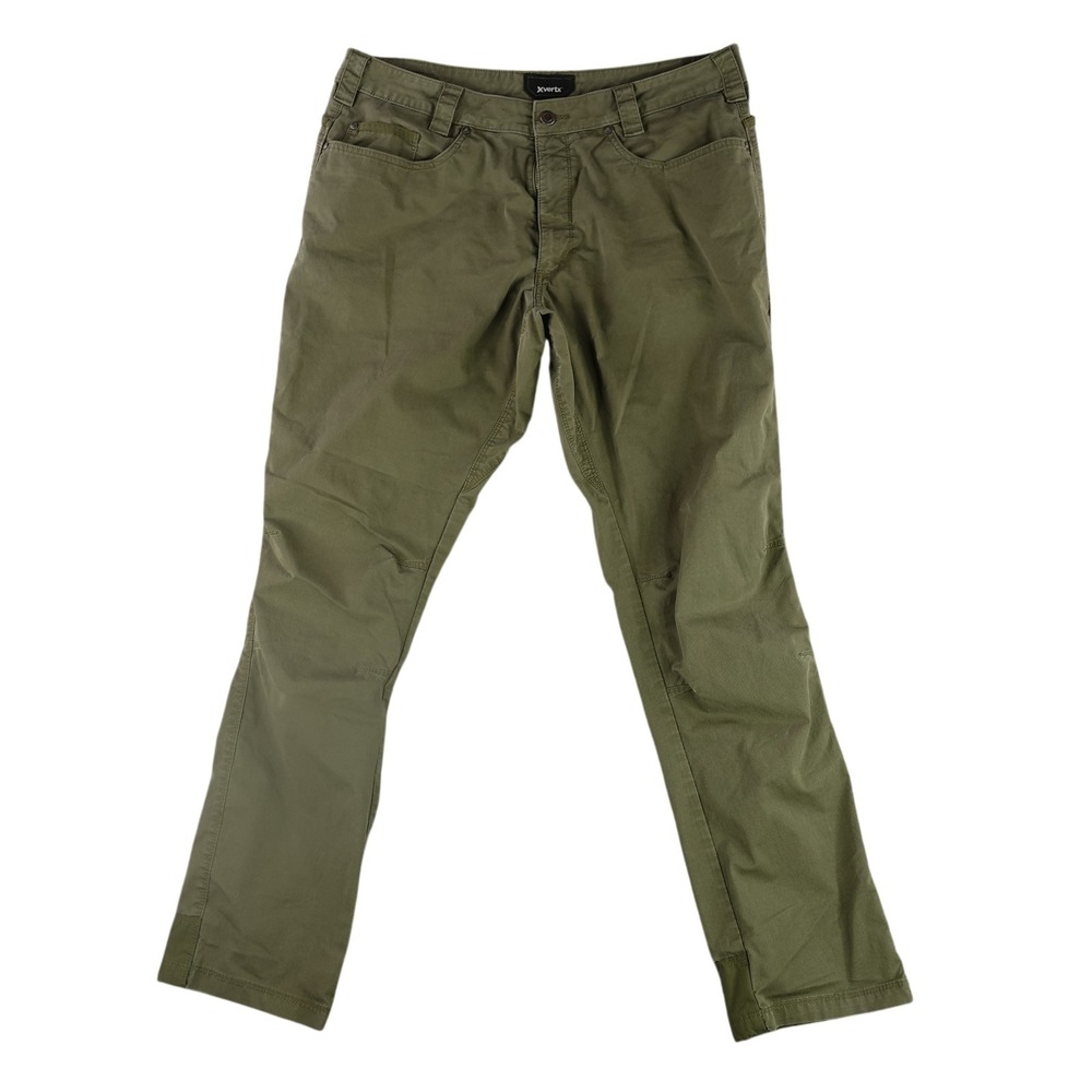 Vertx Tactical Pants Mens 38x34 Olive Green Ripstop Multi-Pocket Outdoor 9375